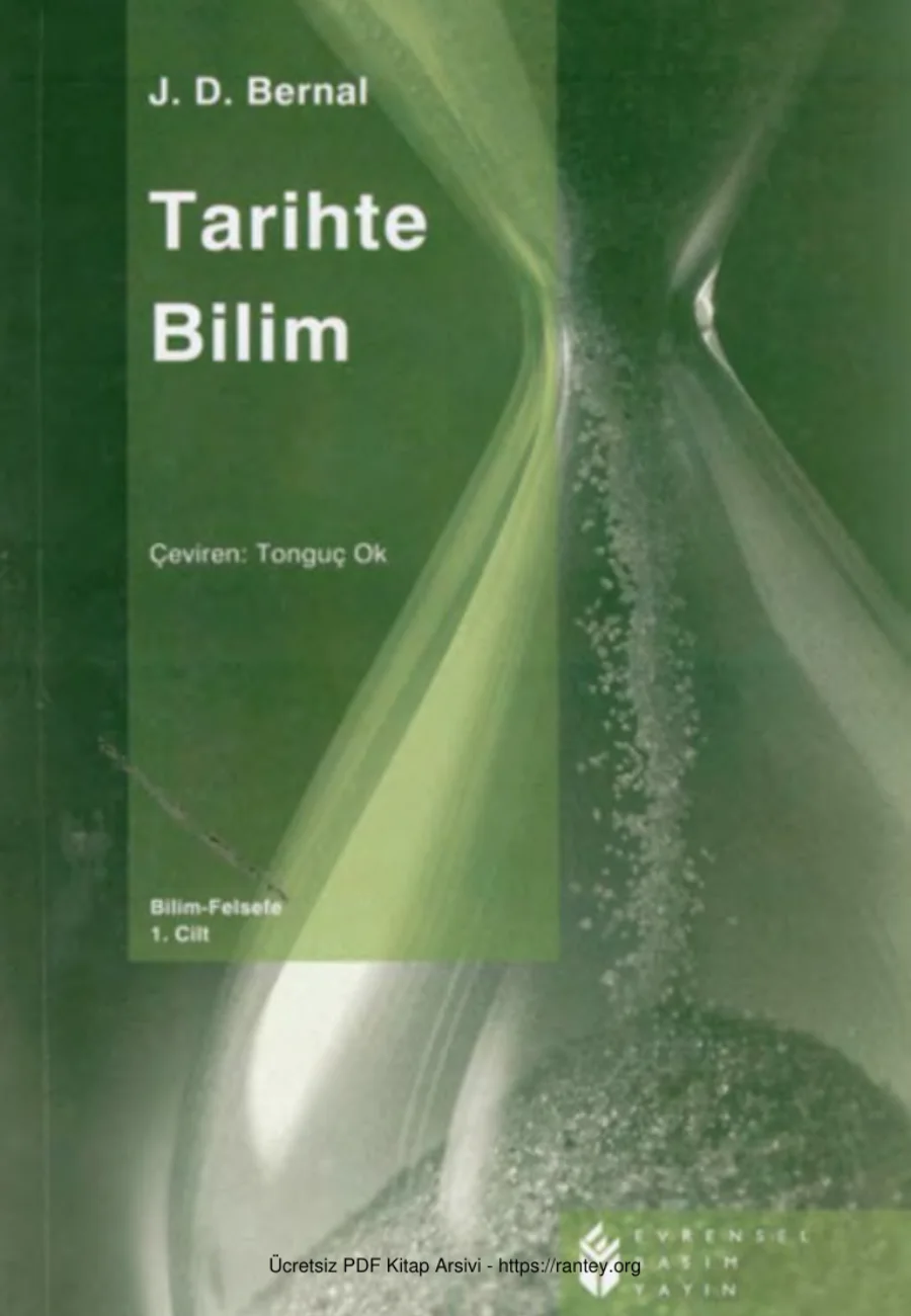 Tarihte Bilim Cilt I kapak görseli