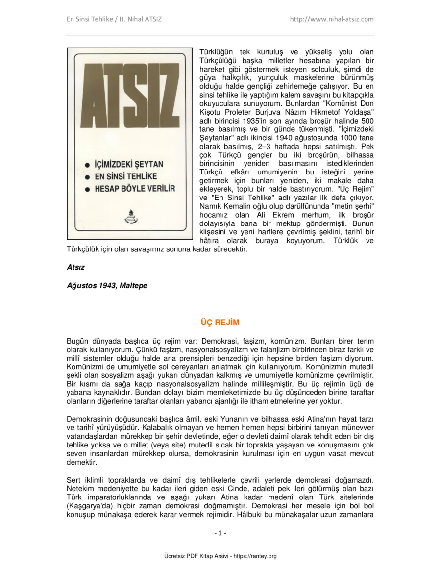 Tehlike kapak görseli