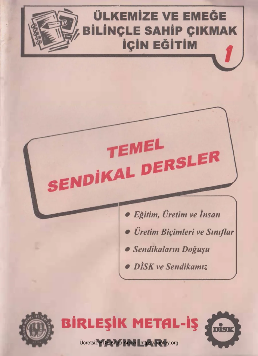 Temel Sendikal Dersler kapak görseli