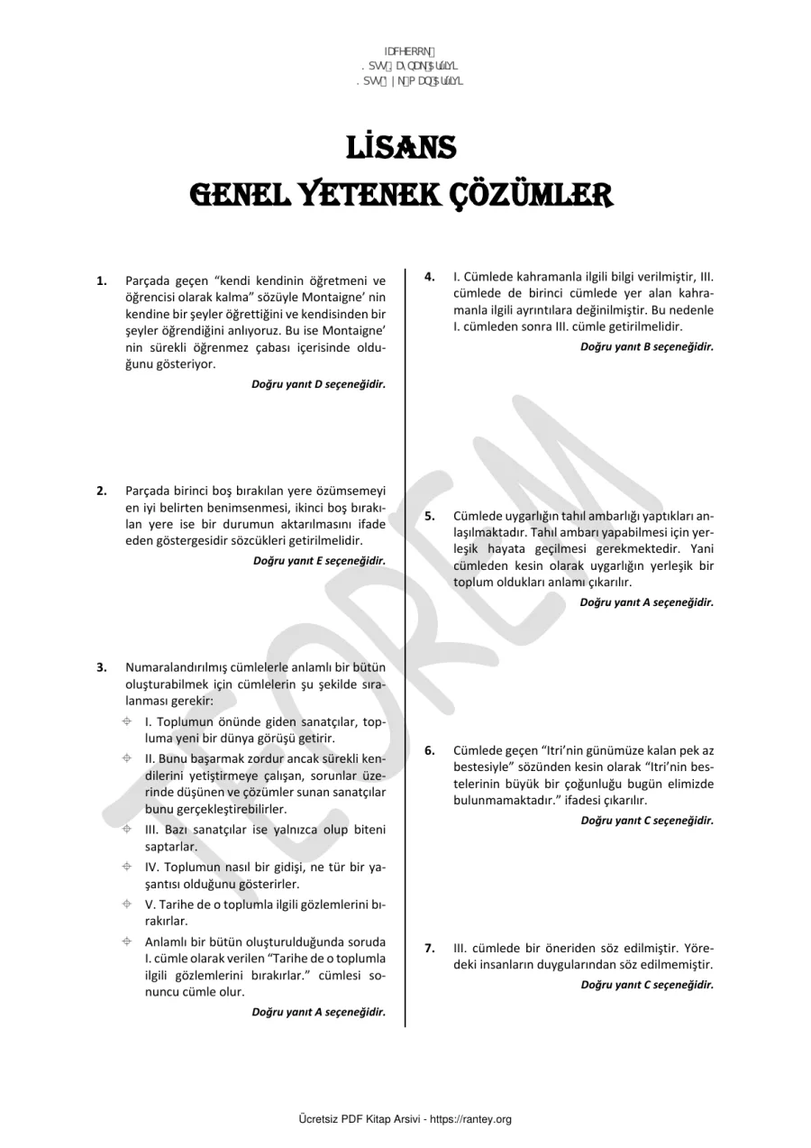 Teorem 2014 TG1 GyGk Çözümler kapak görseli