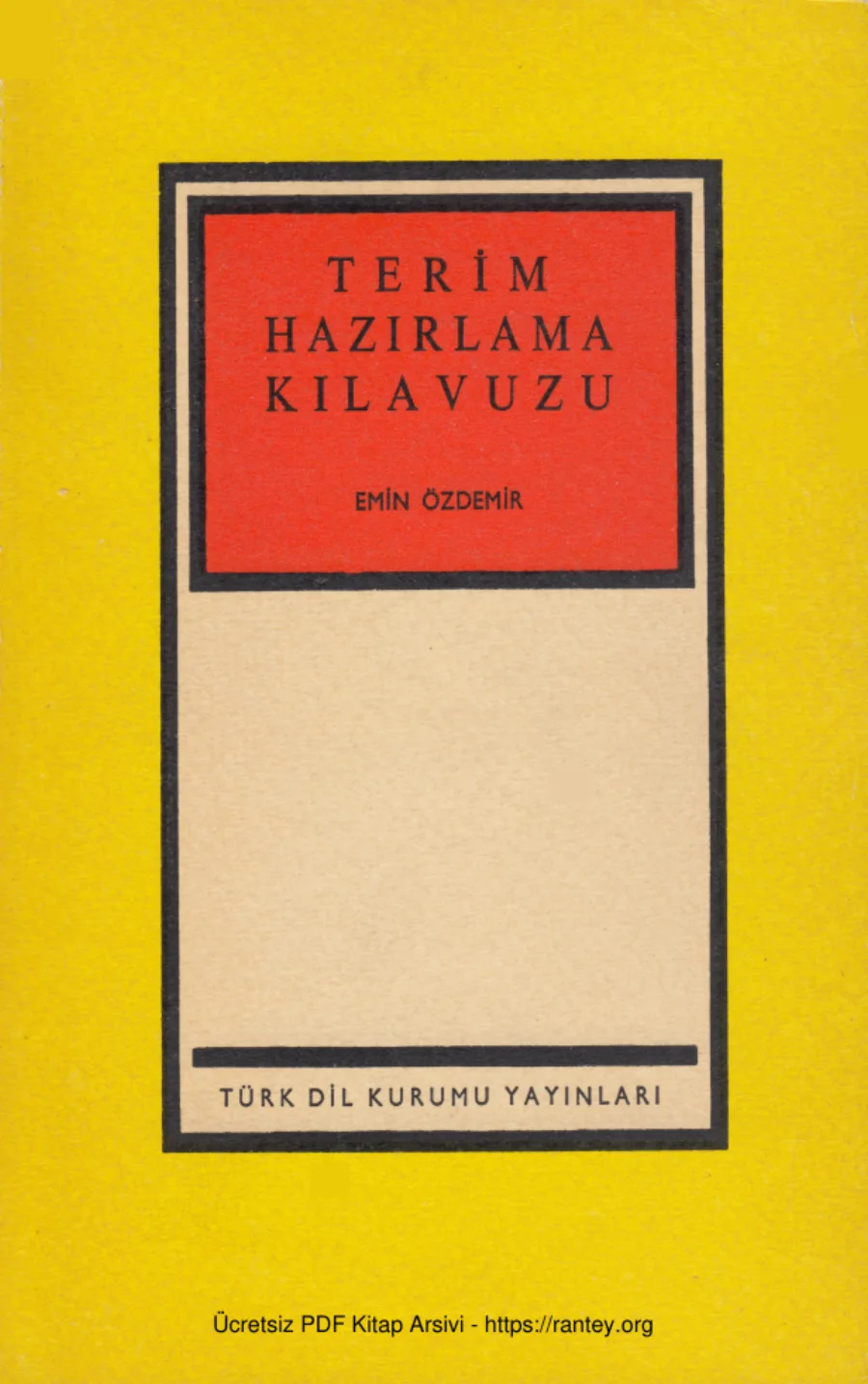 Terim Hazırlama Kılavuzu kapak görseli