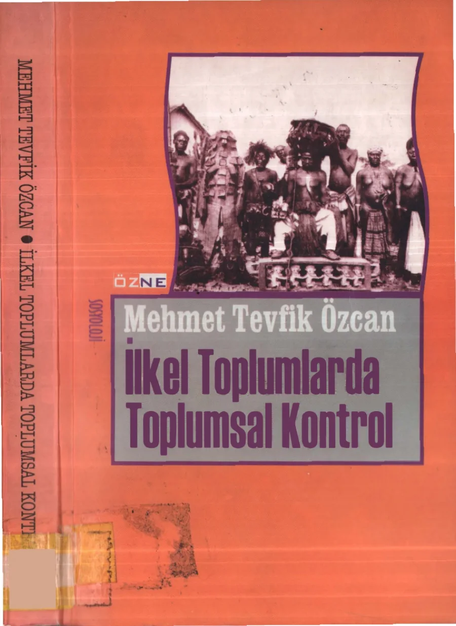 Tevfik Özcan İlkel Toplumlarda Toplumsal Kontrol kapak görseli