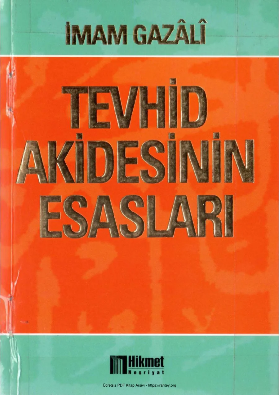 Tevhid Akidesinin Esaslari kapak görseli