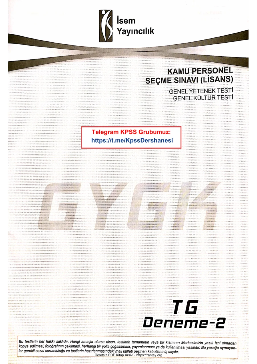 Tg2 İsem GKGY kapak görseli