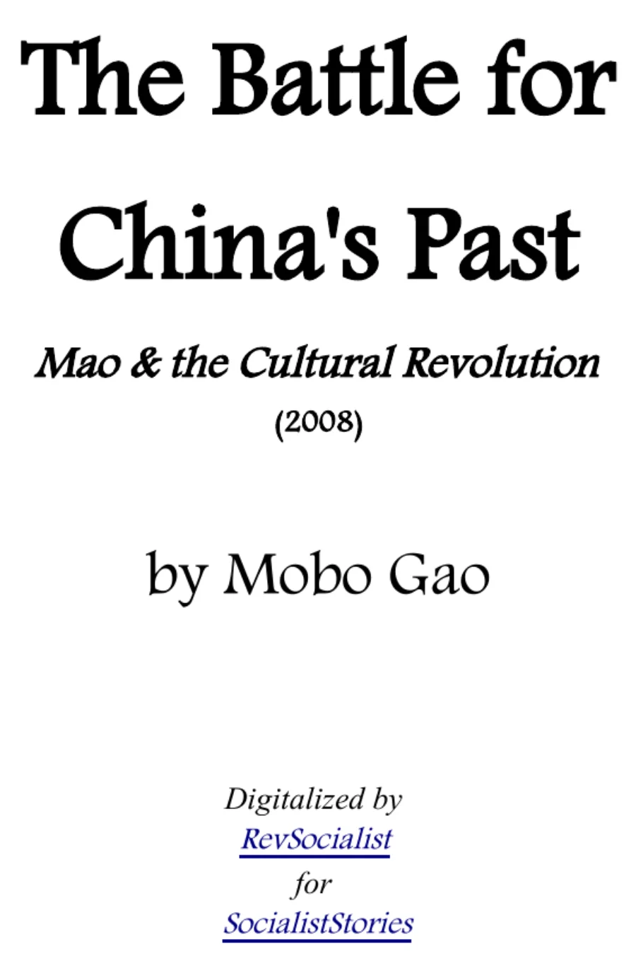 The Battle for Chinas Past kitap kapağı