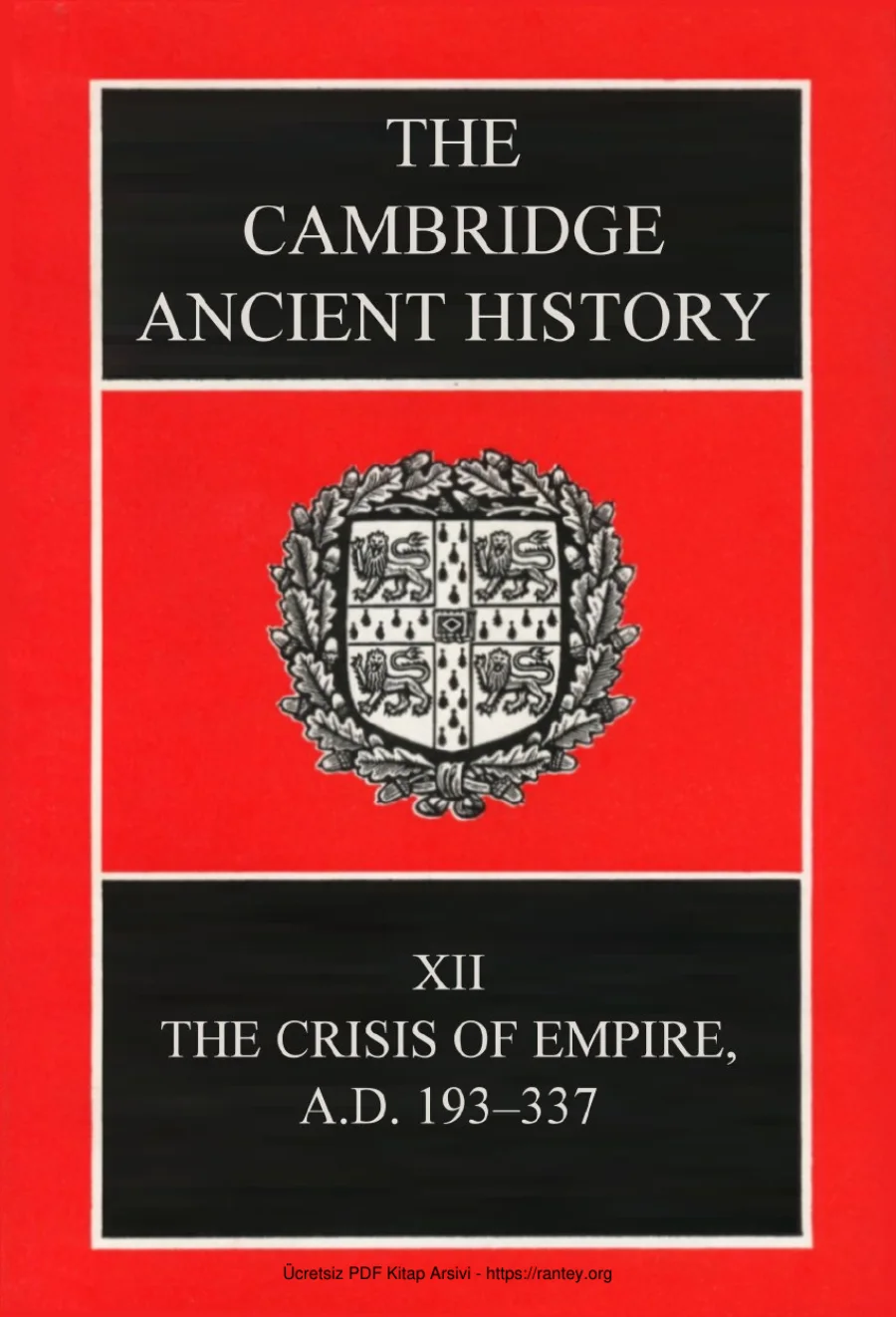 The Cambridge Ancient History Volume 12: The Crisis of Empire, AD 193–337 kapak görseli
