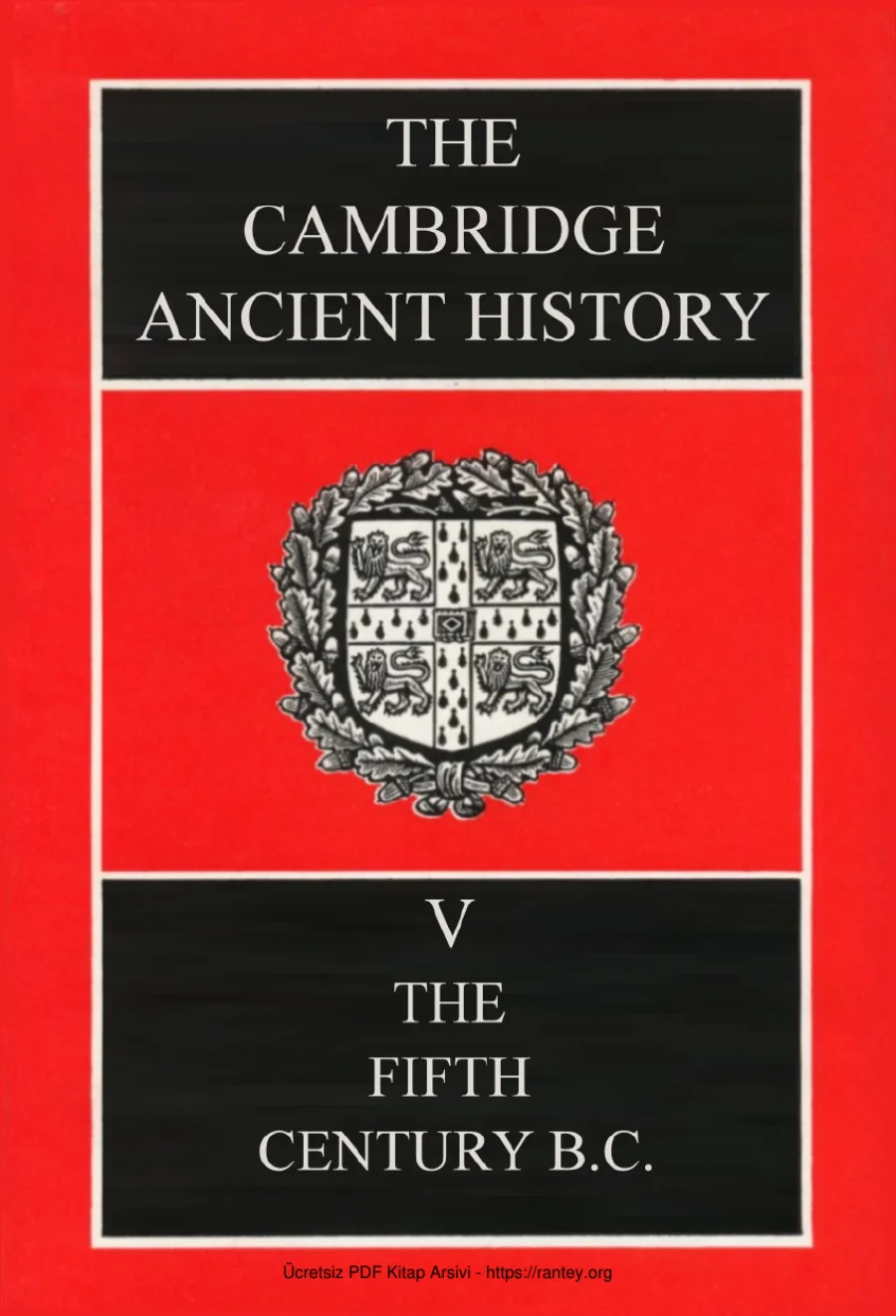 The Cambridge Ancient History Volume 5: The Fifth Century BC kapak görseli
