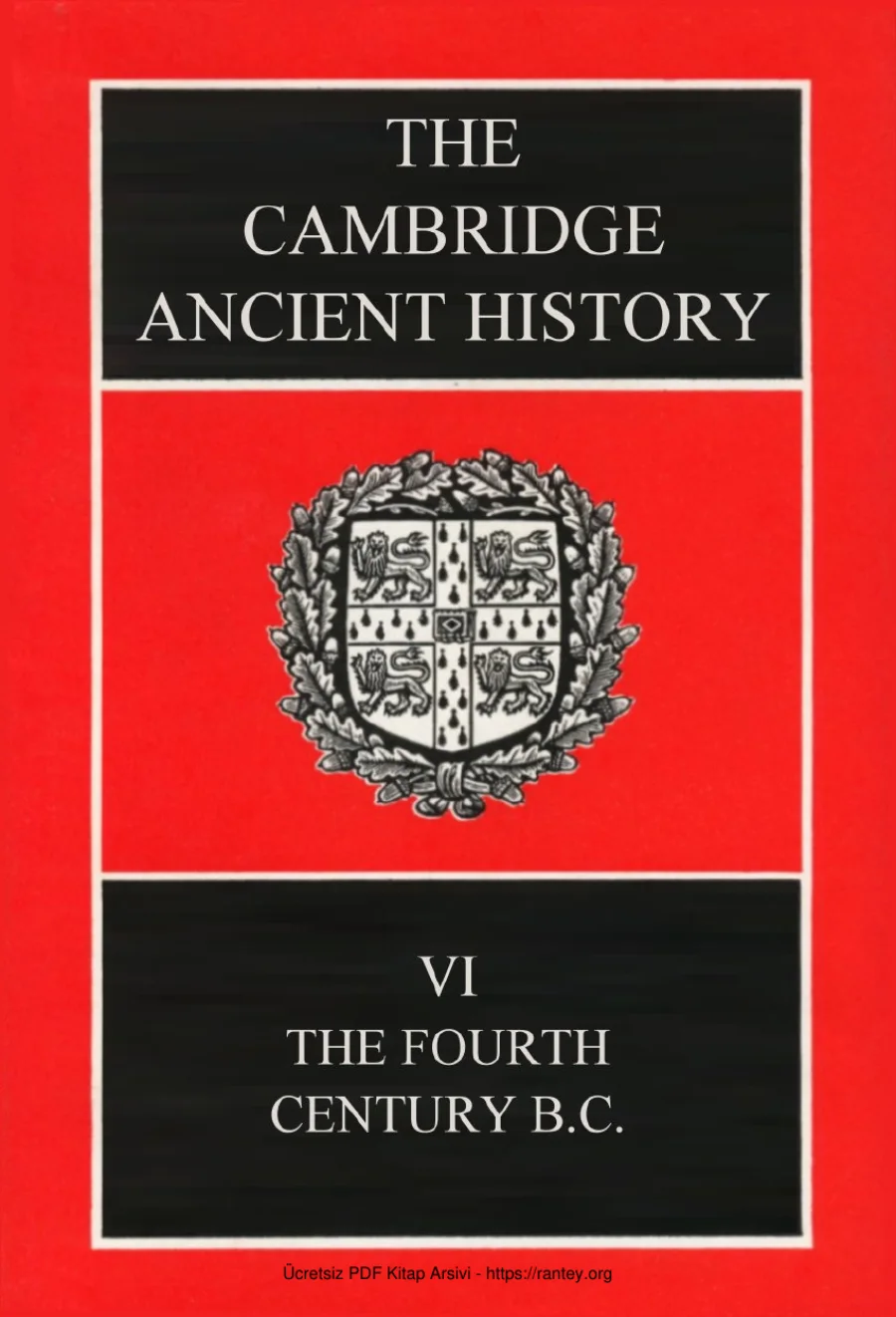The Cambridge Ancient History Volume 6: The Fourth Century BC kapak görseli
