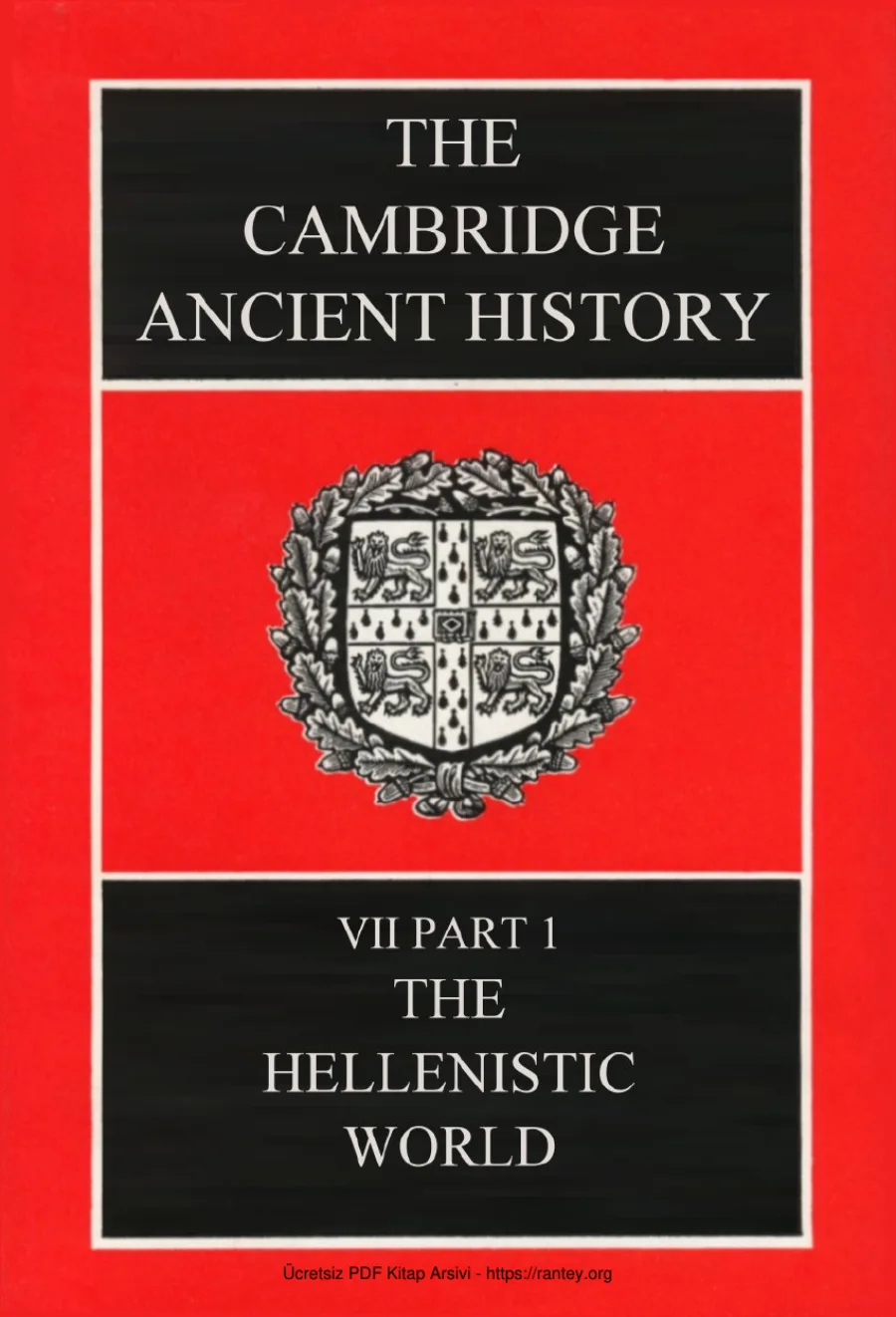 The Cambridge Ancient History Volume 7 Part 1: The Hellenistic World kapak görseli