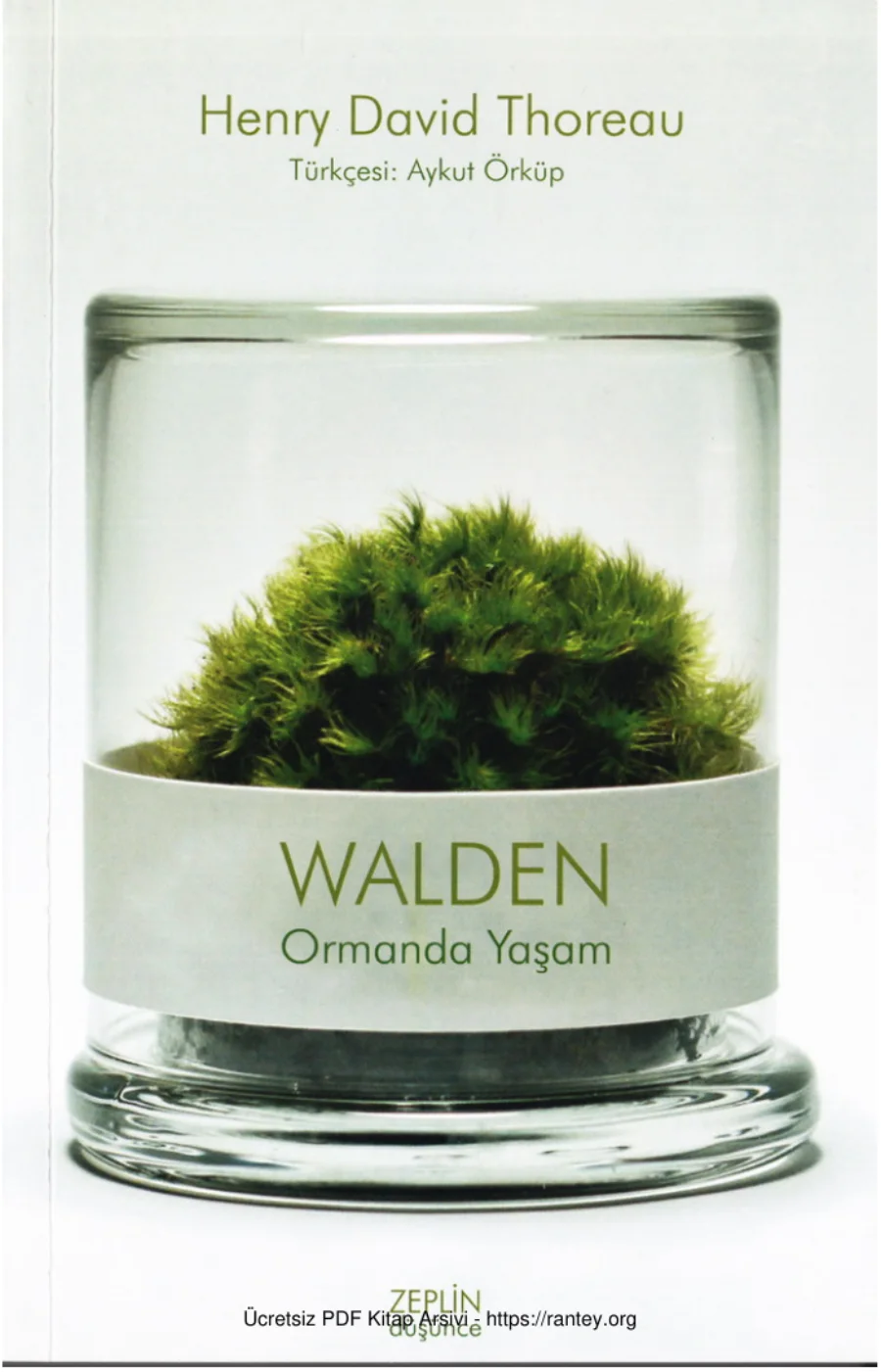 Thoreau Walden Ormanda Yaşam Zeplin Yayınları kapak görseli