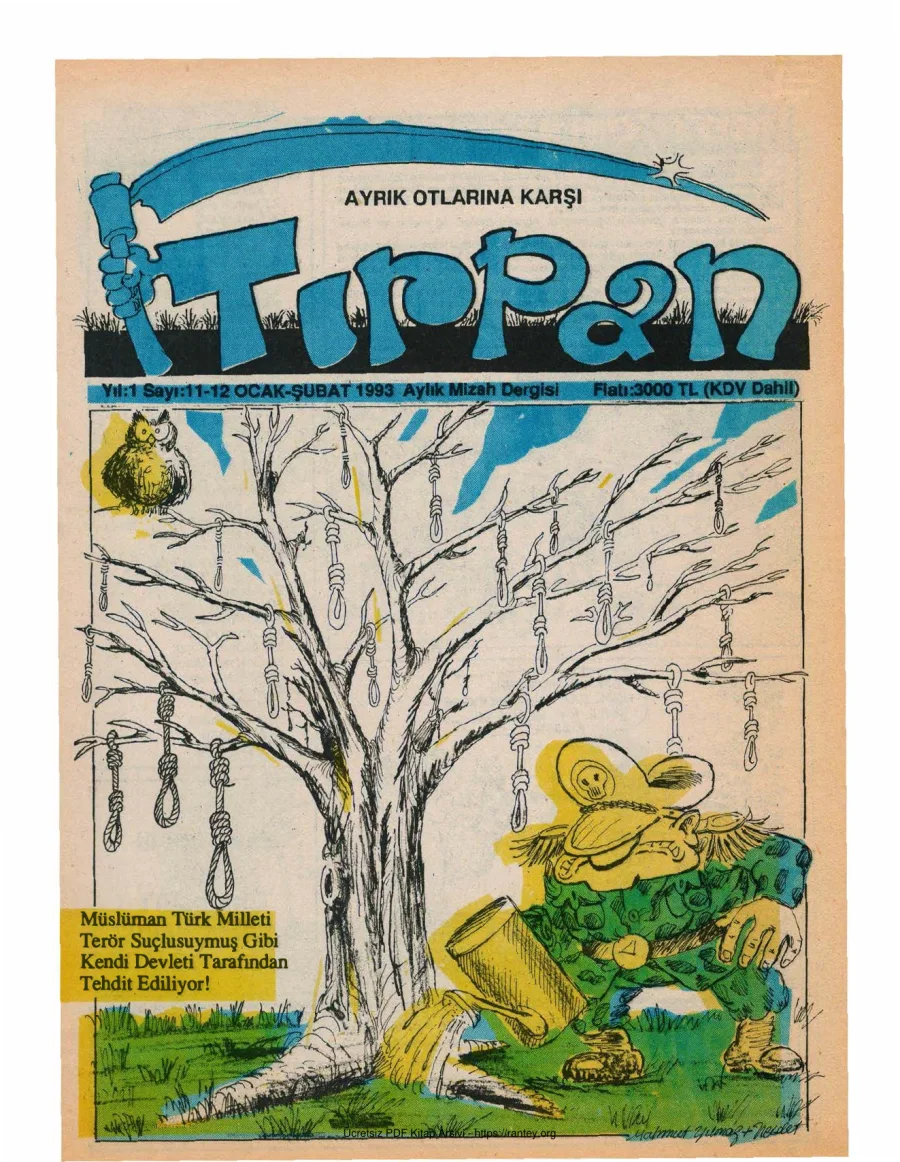Tırpan Sayı 11 12 kapak görseli