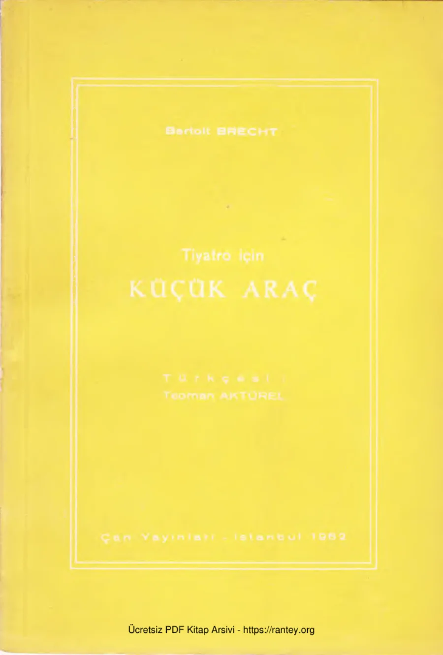 Tiyatro İçin Küçük Araç kapak görseli