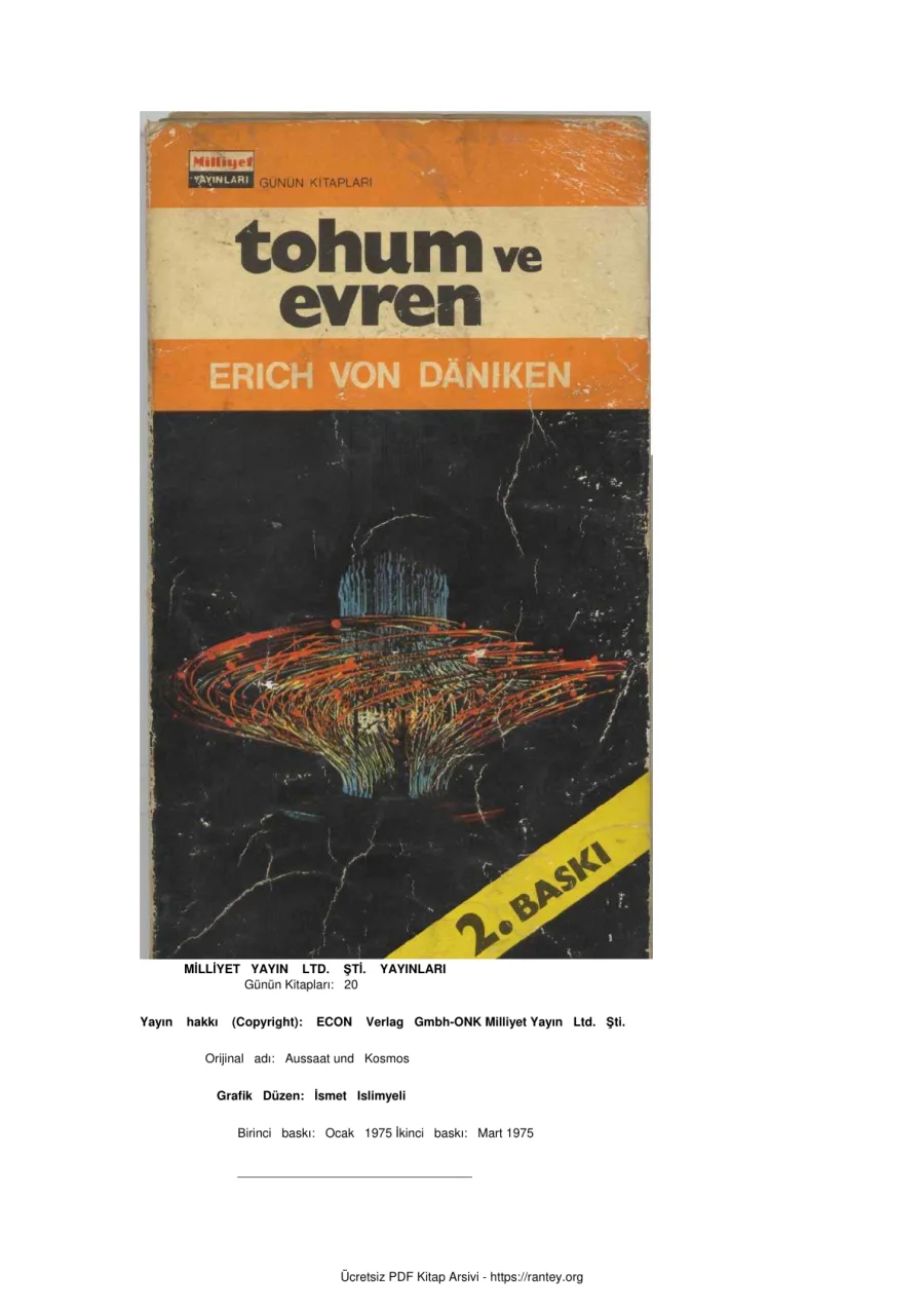 Tohum Ve Evren kapak görseli