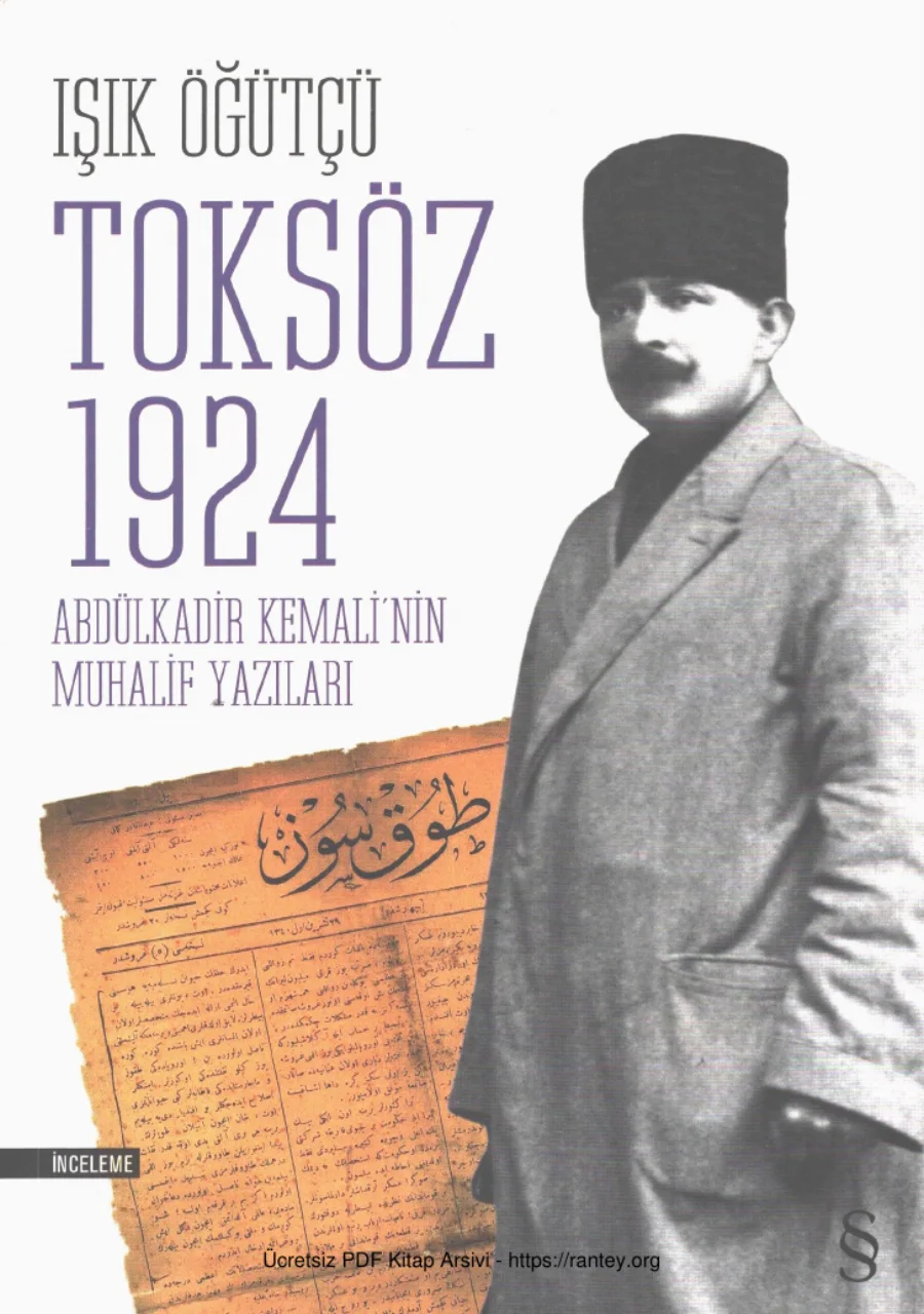 Toksöz 1924 Abdülkadir Kemalinin Muhalif Yazıları kapak görseli