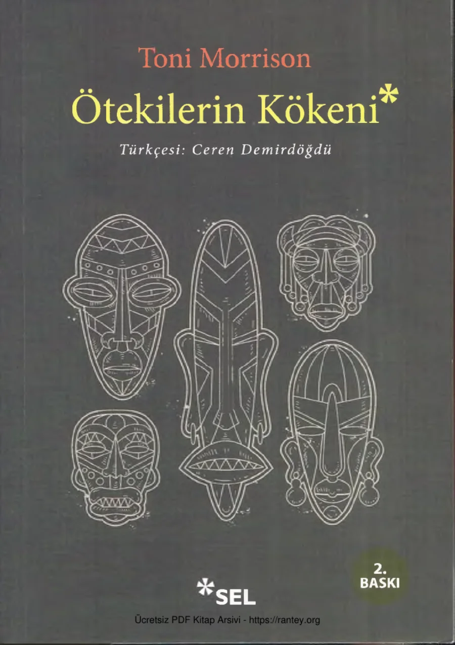 Toni Morrison Ötekilerin Kökeni kapak görseli