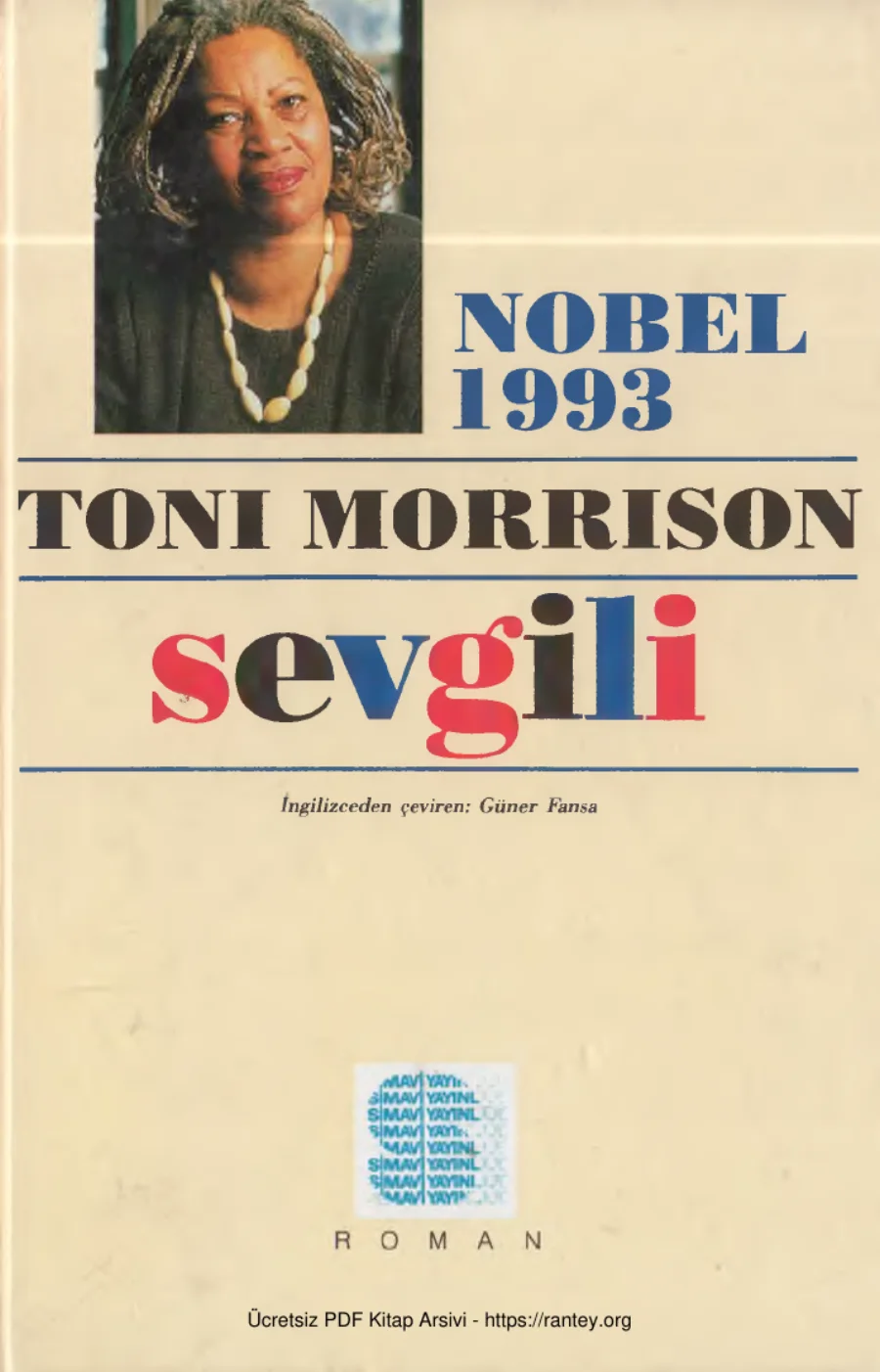 Toni Morrison Sevgili kapak görseli