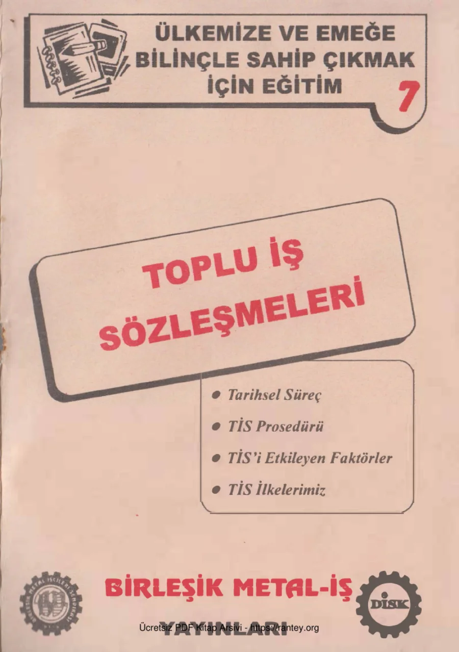 Toplu İş Sözleşmeleri kapak görseli