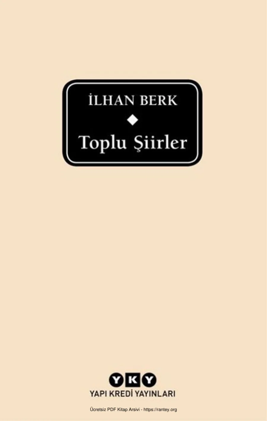 Toplu Şiirler kapak görseli
