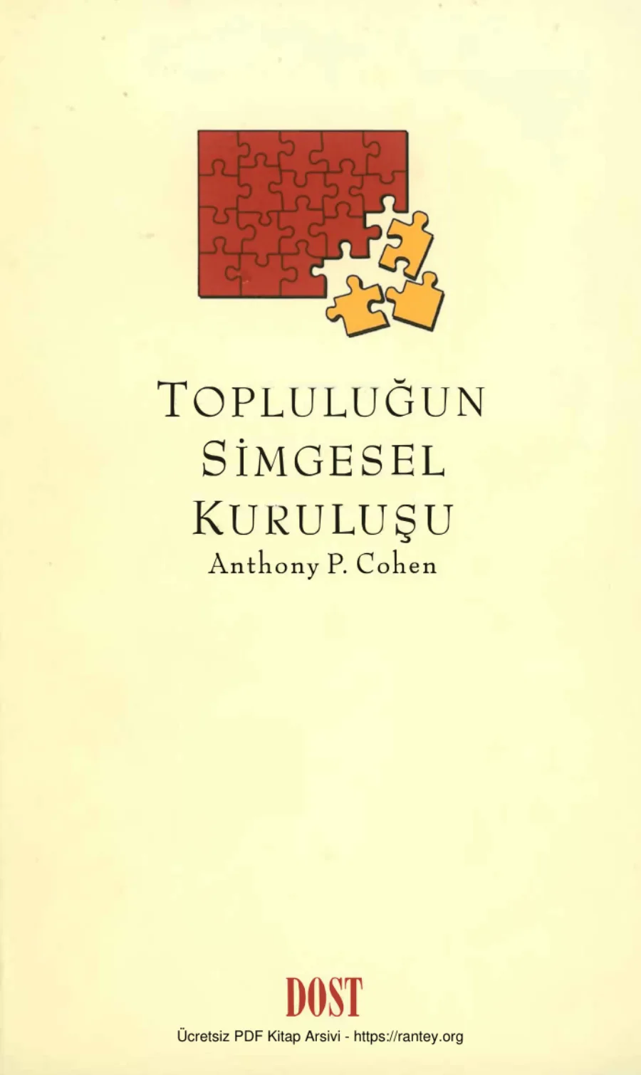 Topluluğun Simgesel Kuruluşu Dost Kitabevi kapak görseli