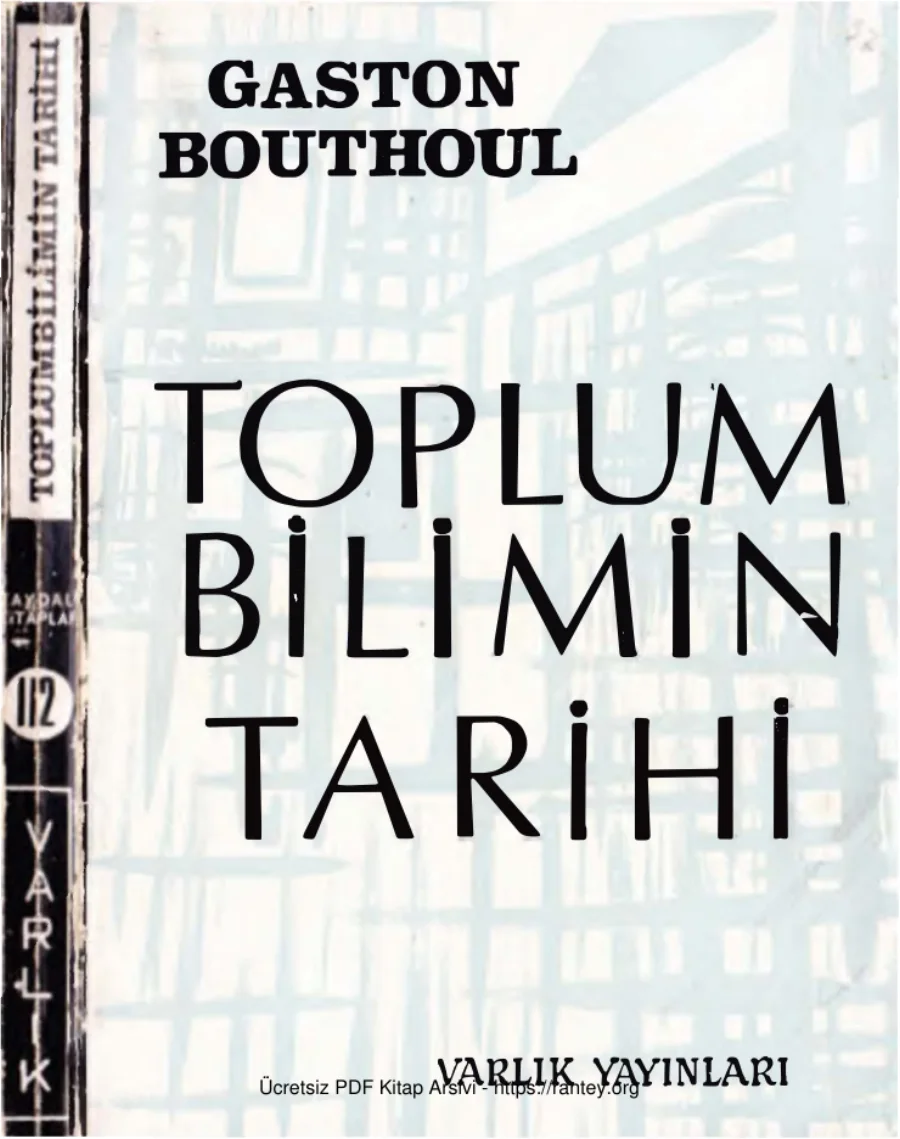 Toplum Bilimin Tarihi kapak görseli