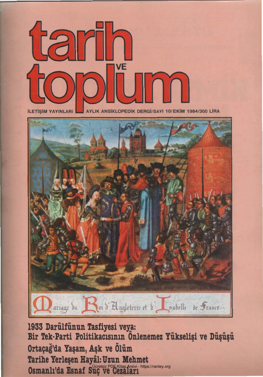 Toplum Sayı 10 Ekim 1984 kapak görseli