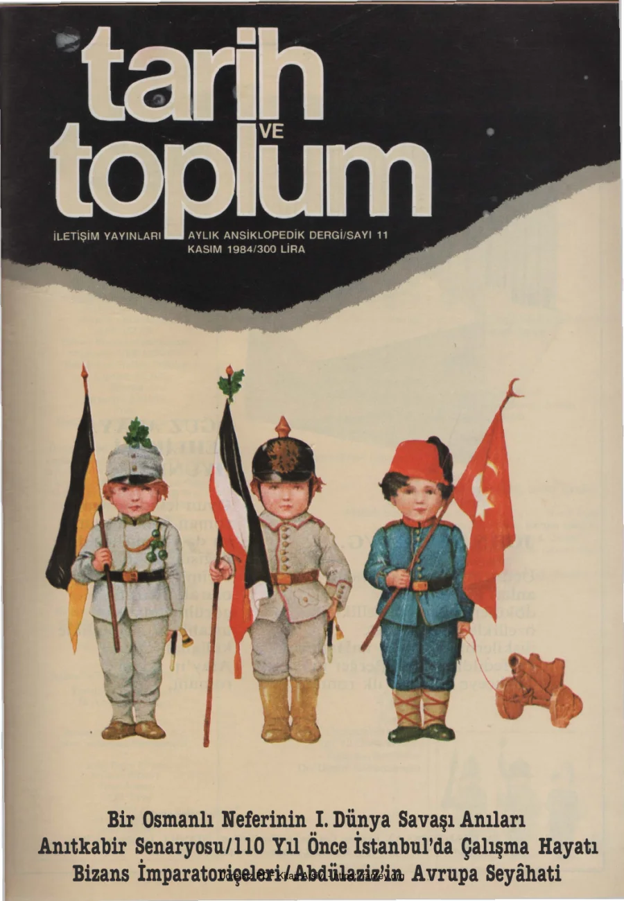 Toplum Sayı 11 Kasım 1984 kapak görseli