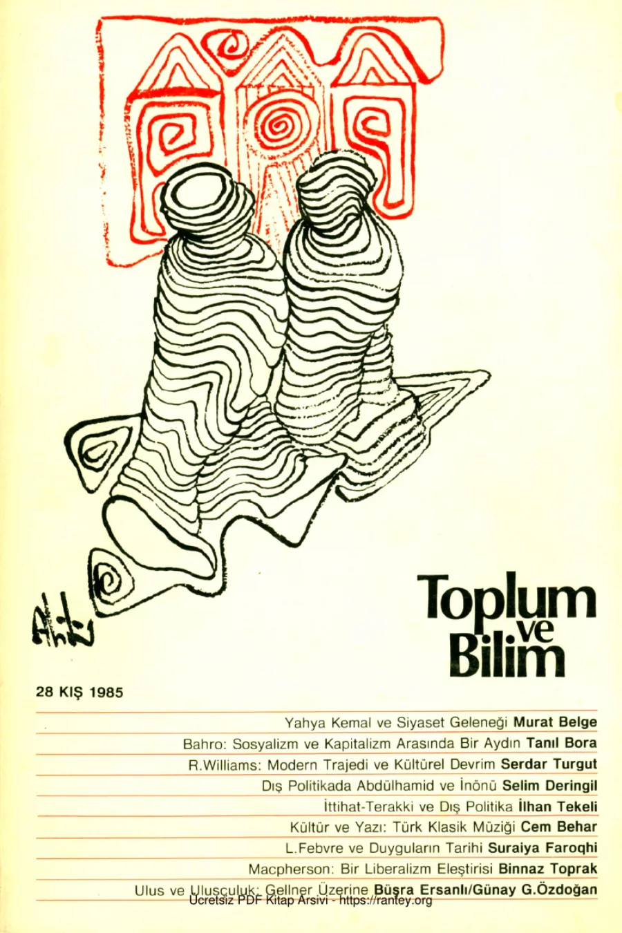Toplum ve Bilim Sayı 028 kapak görseli