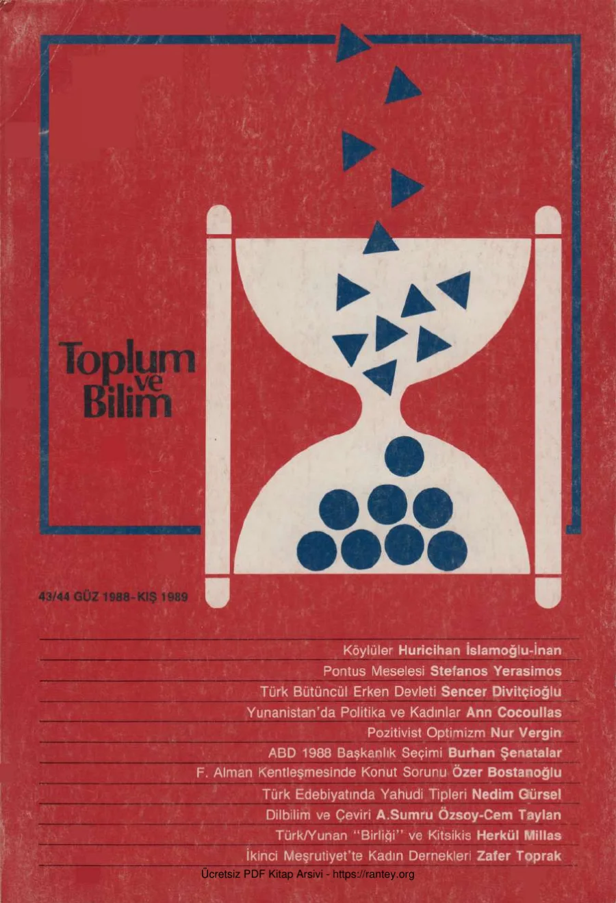 Toplum ve Bilim Sayı 043 044 kapak görseli