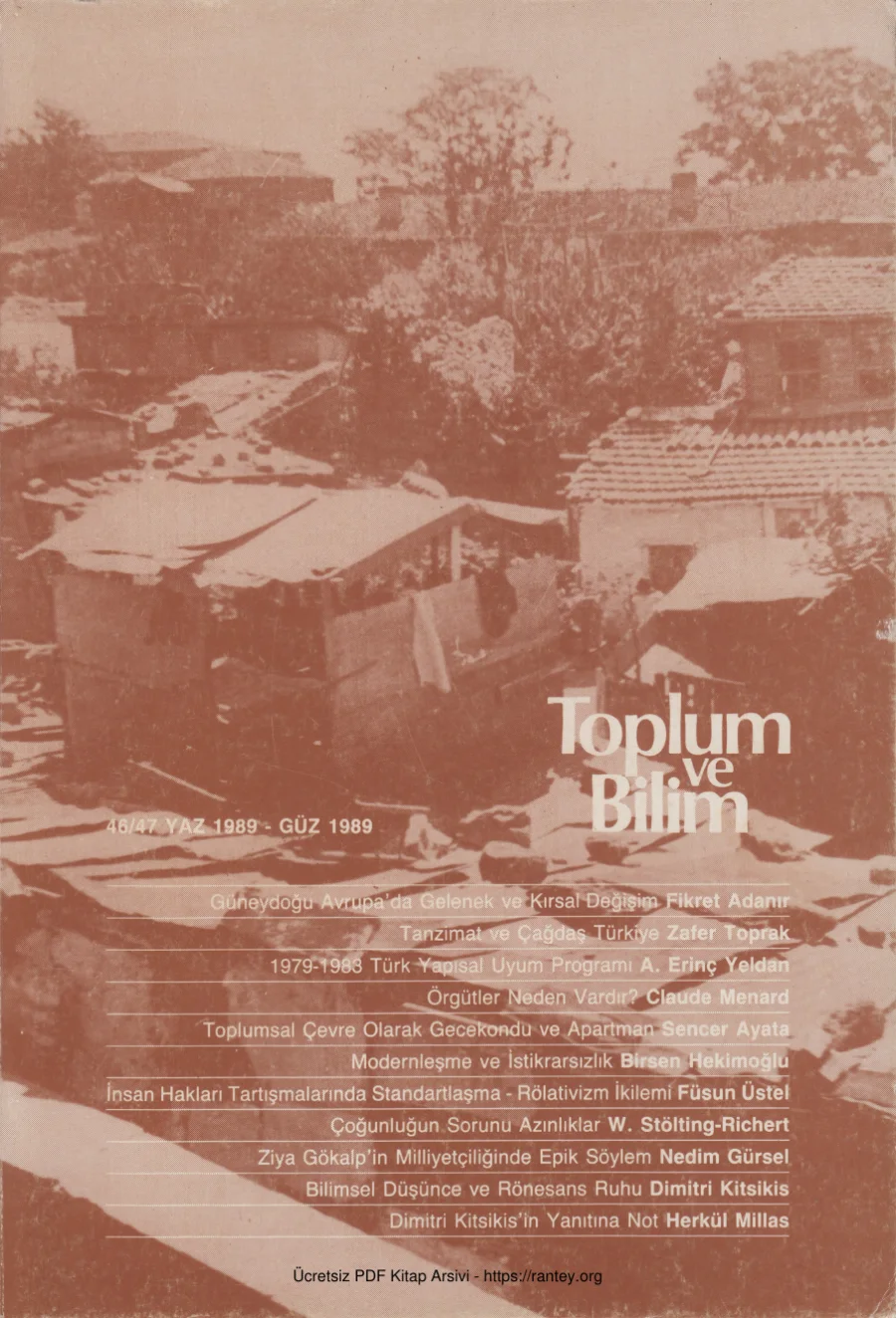 Toplum ve Bilim Sayı 046 047 kapak görseli