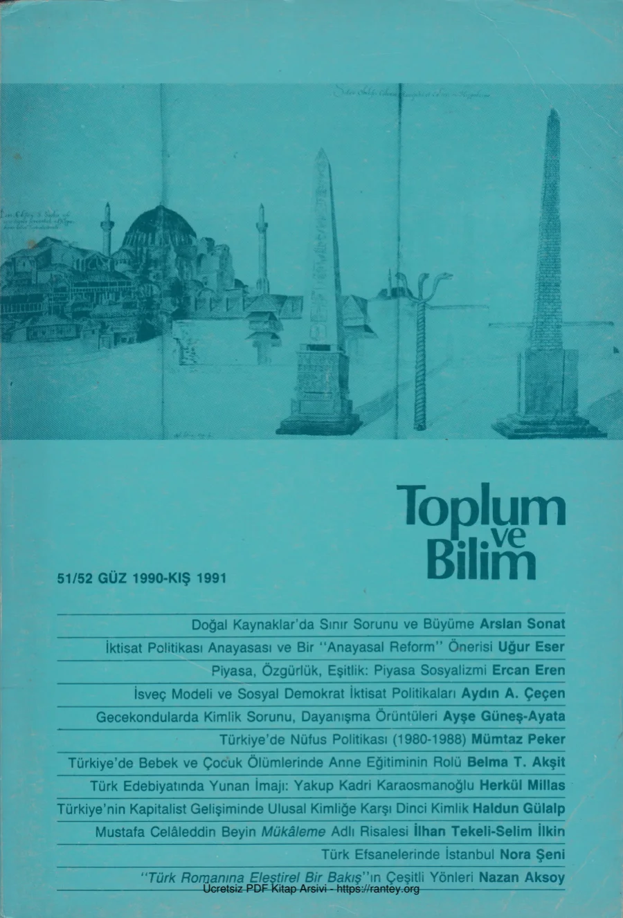 Toplum ve Bilim Sayı 051 052 kapak görseli