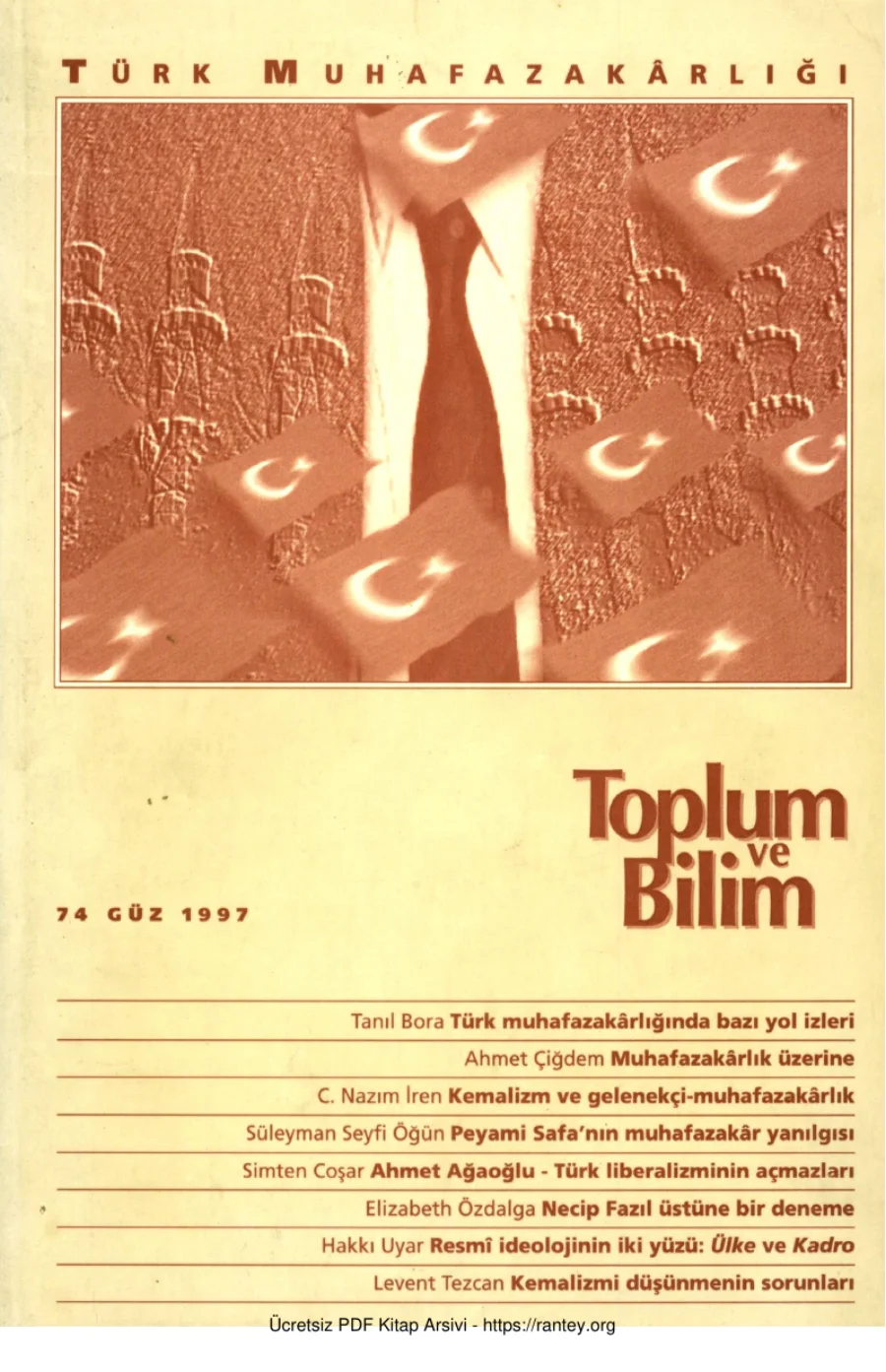 Toplum ve Bilim Sayı 074 kapak görseli