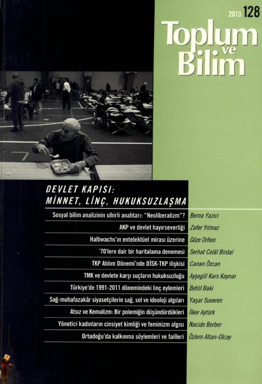 Toplum ve Bilim Sayı 128 kapak görseli