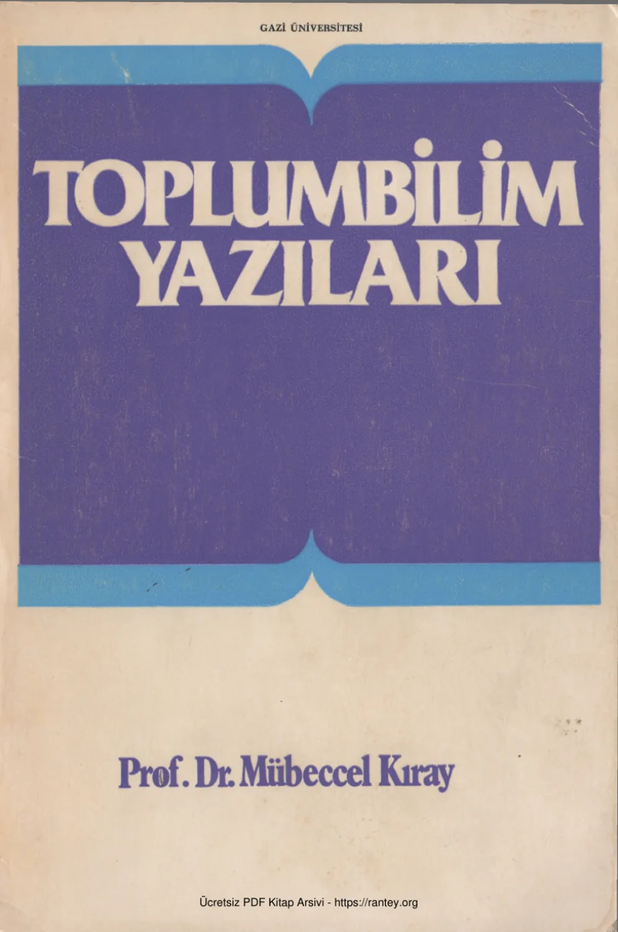 Toplumbilim Yazıları kapak görseli