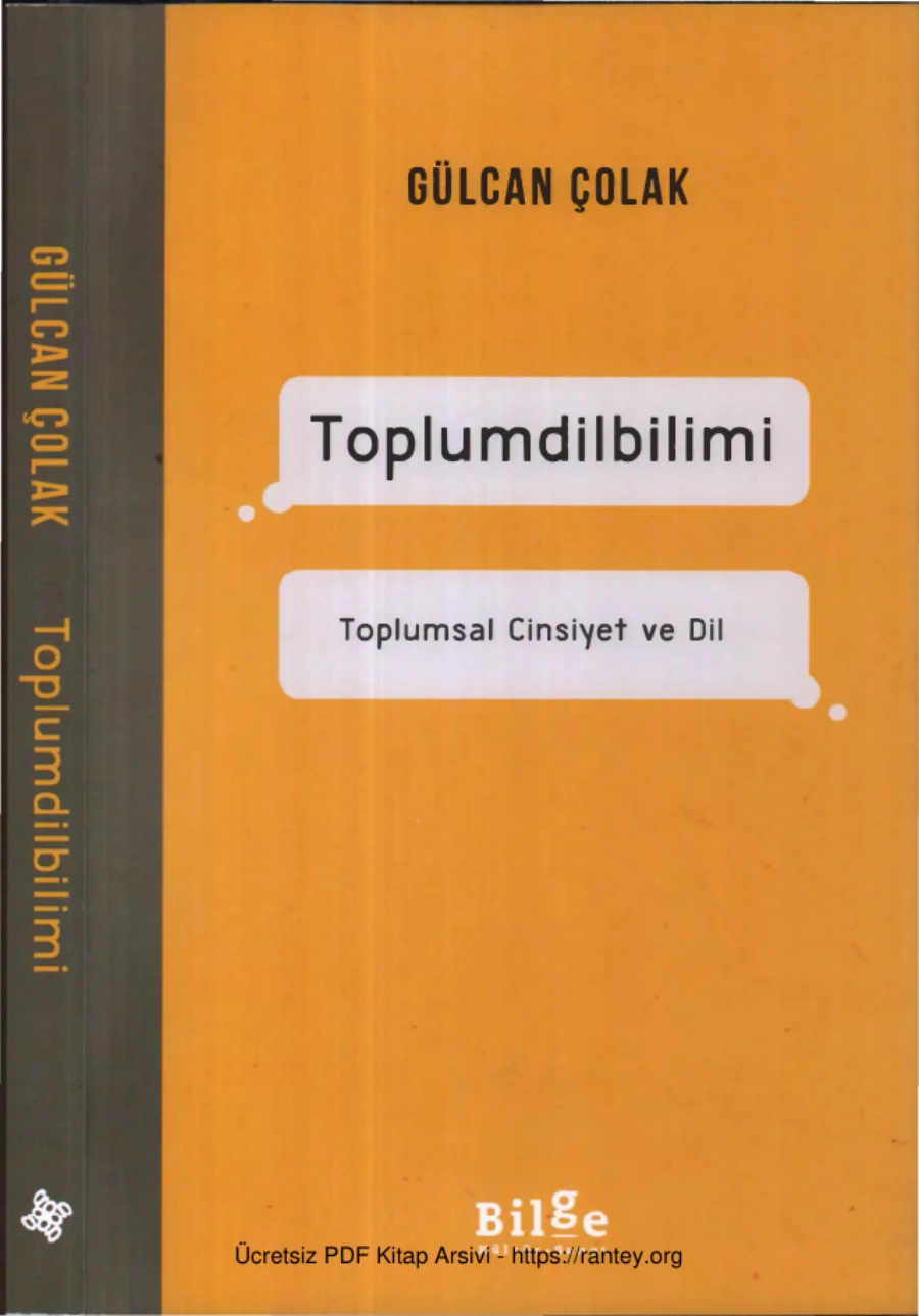 Toplumdilbilimi Toplumsal Cinsiyet ve Dil kapak görseli