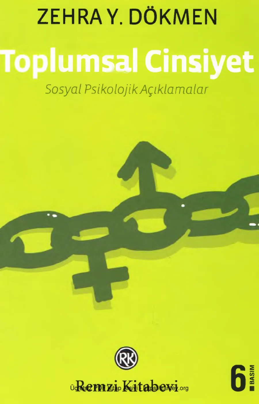 Toplumsal Cinsiyet: Sosyal Psikolojik Açıklamalar kapak görseli