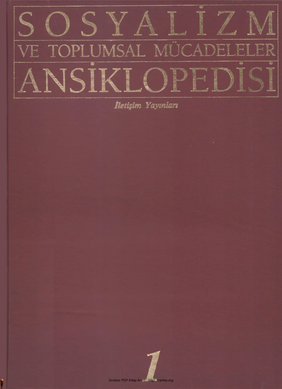 Toplumsal Mücadeleler Ansiklopedisi Cilt 1 kapak görseli