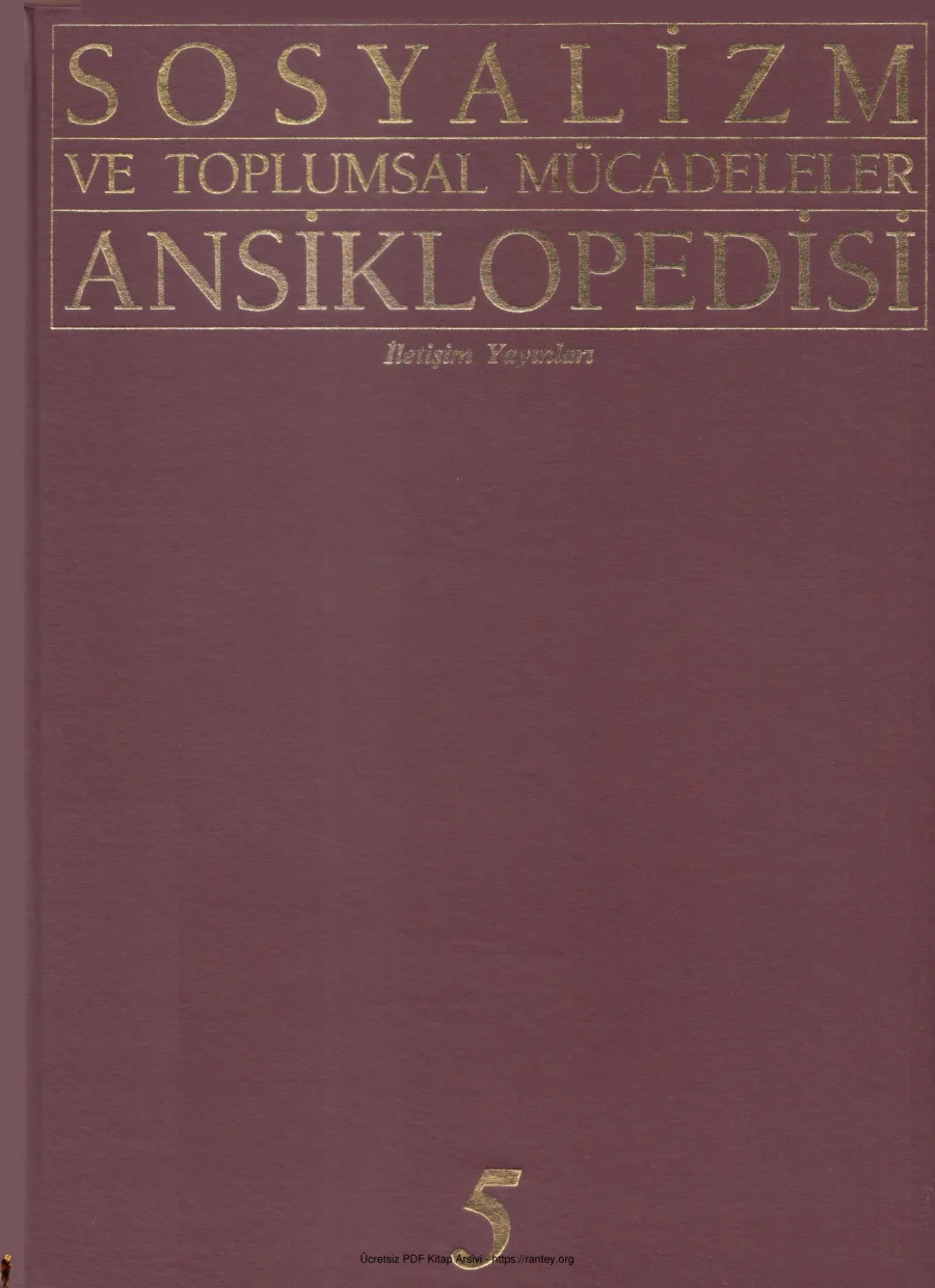 Toplumsal Mücadeleler Ansiklopedisi Cilt 5 kapak görseli