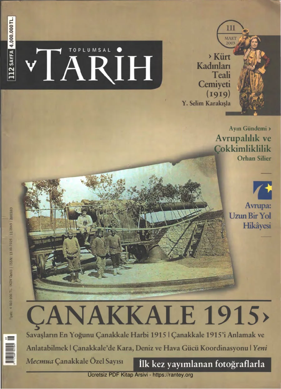 Toplumsal Tarih Sayı 111 kapak görseli