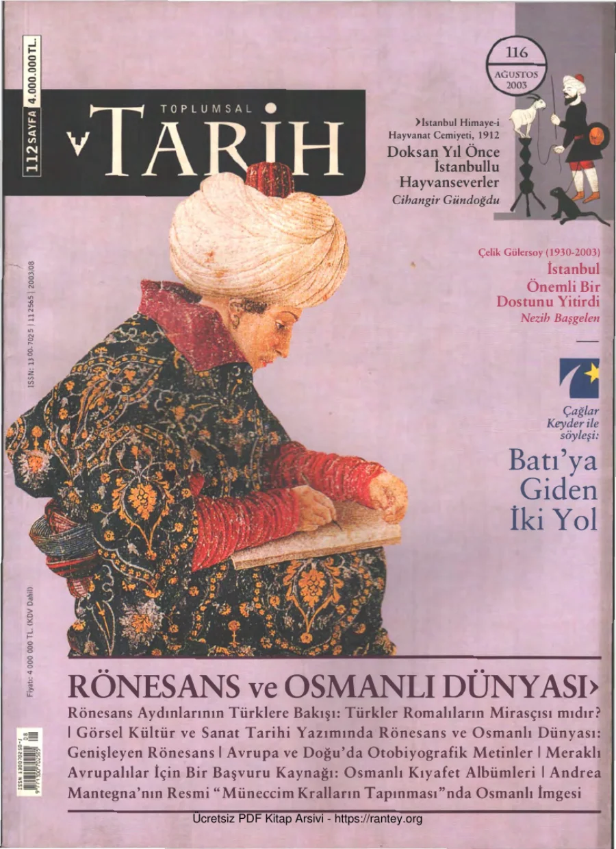 Toplumsal Tarih Sayı 116 kapak görseli