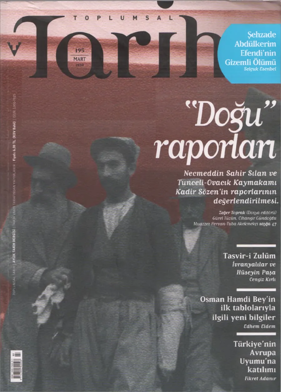 Toplumsal Tarih Sayı 195 Mart kitap kapağı
