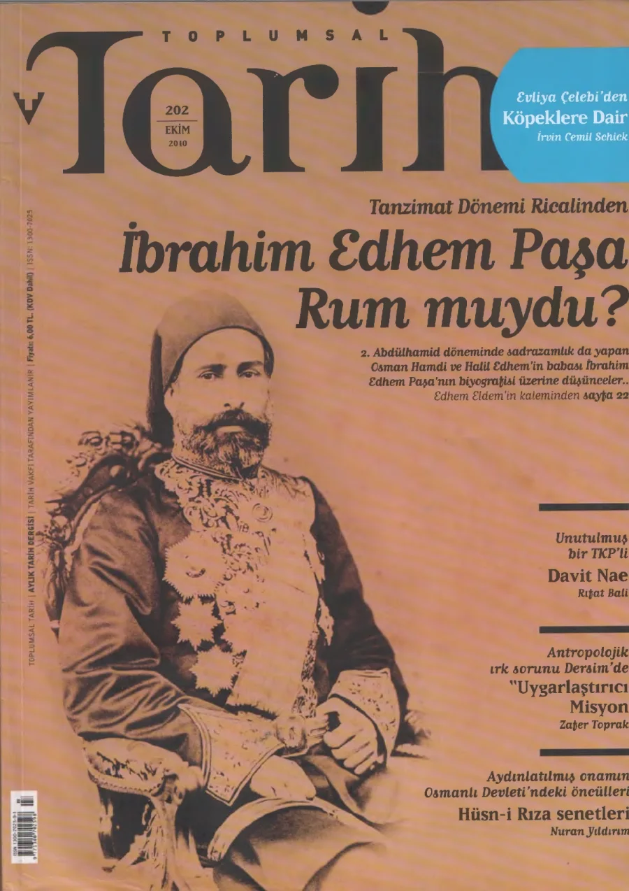 Toplumsal Tarih Sayı 202 Ekim kitap kapağı