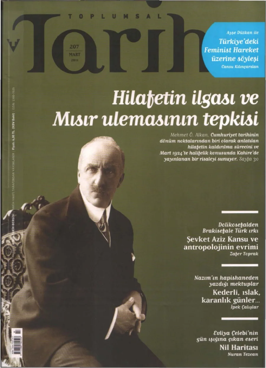 Toplumsal Tarih Sayı 207 Mart kitap kapağı