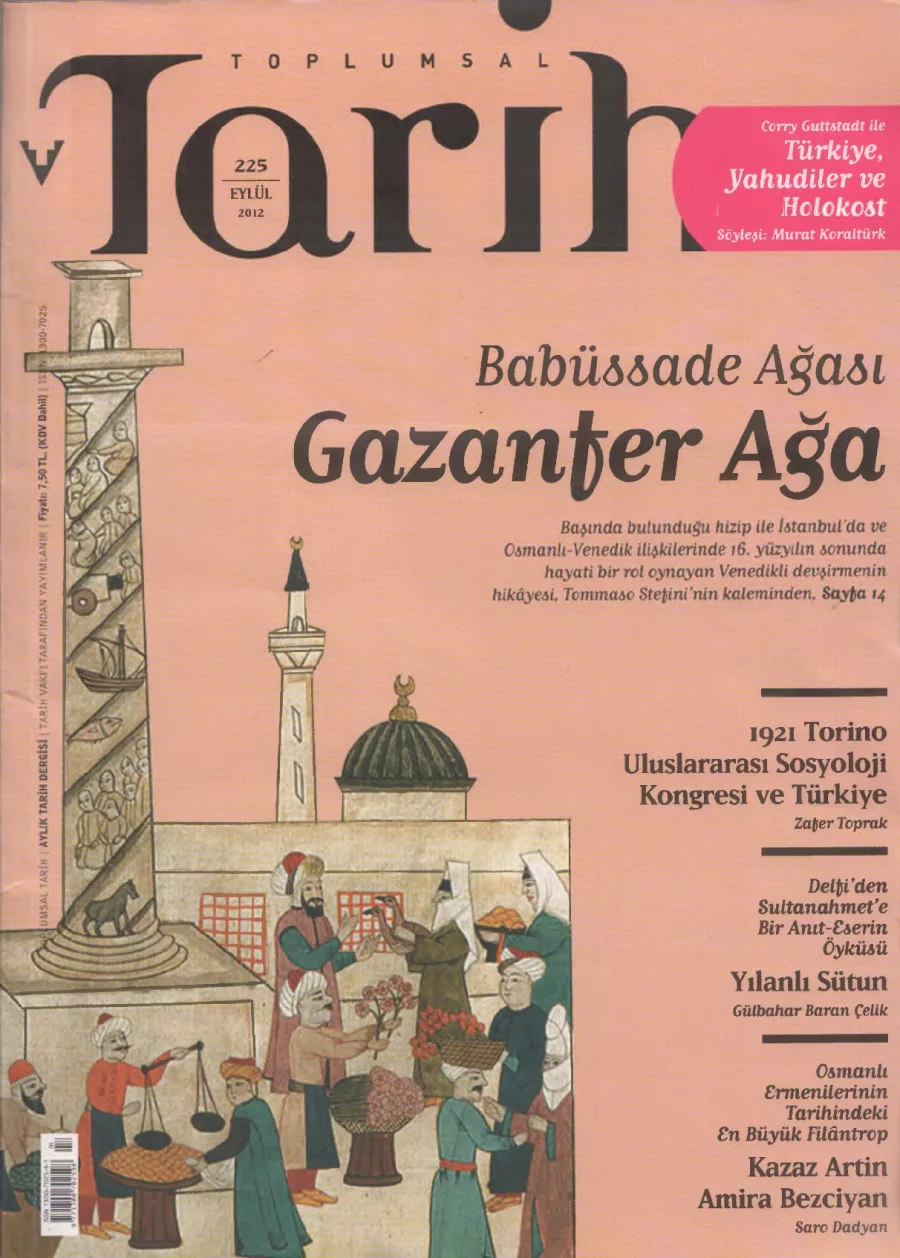 Toplumsal Tarih Sayı 225 Eylül kapak görseli