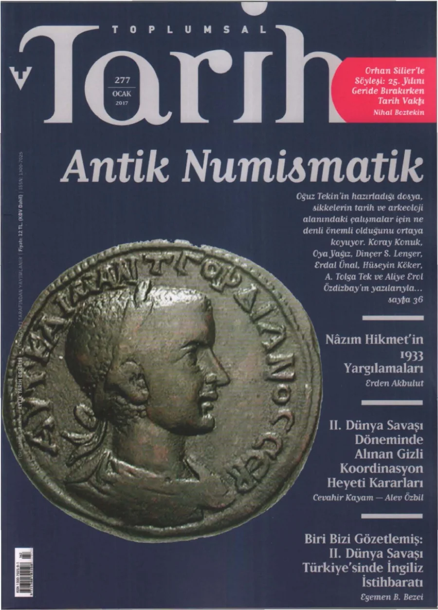 Toplumsal Tarih Sayı 277 Ocak kitap kapağı