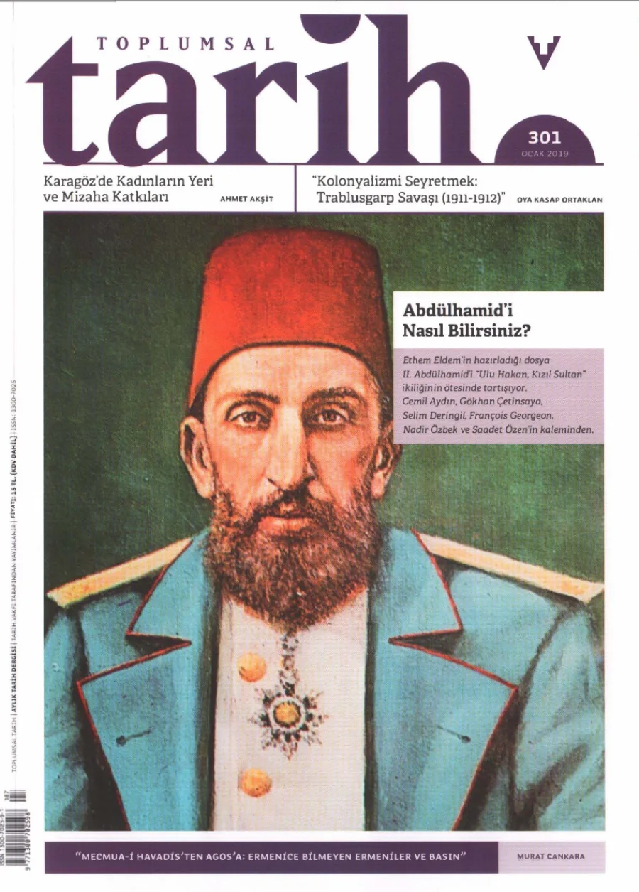 Toplumsal Tarih Sayı 301 Ocak kitap kapağı
