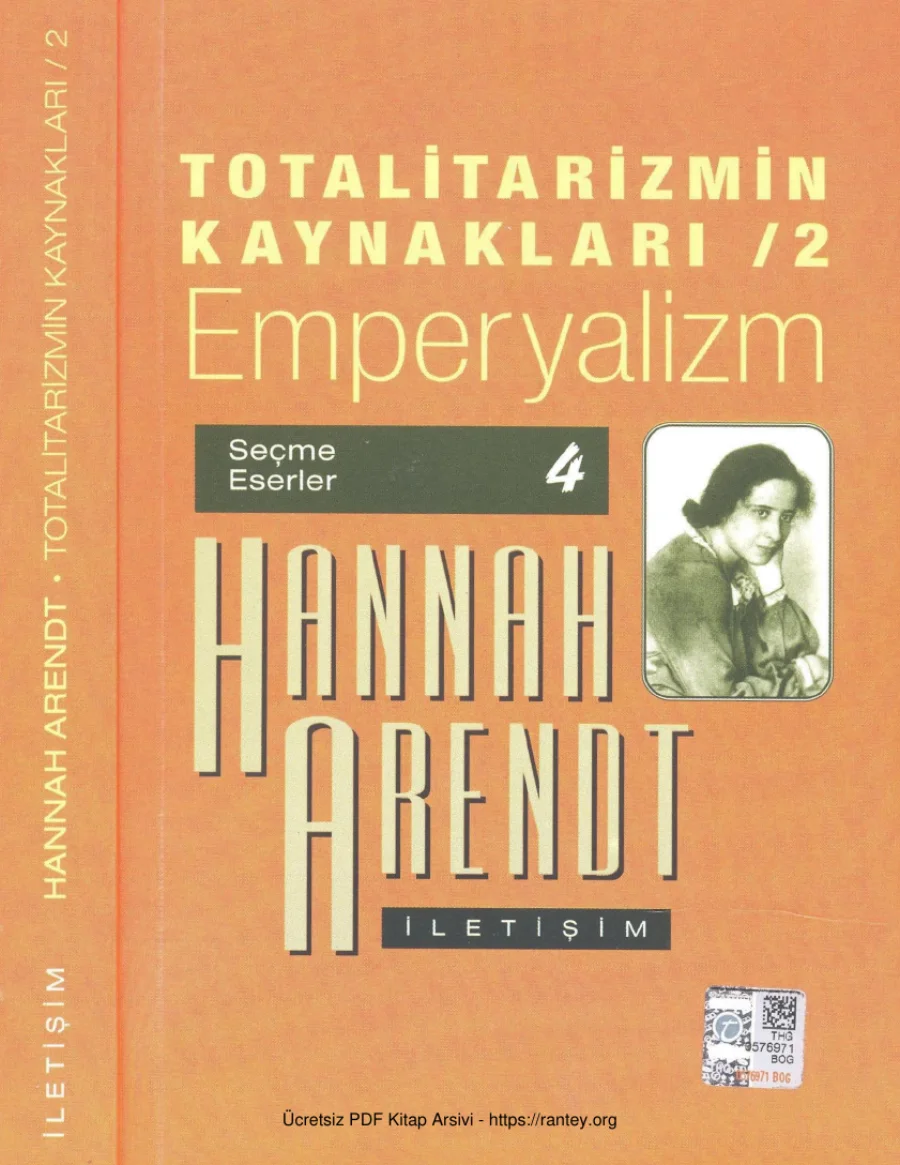 Totalitarizmin Kaynakları 2 Seçme Yazılar 4 kapak görseli