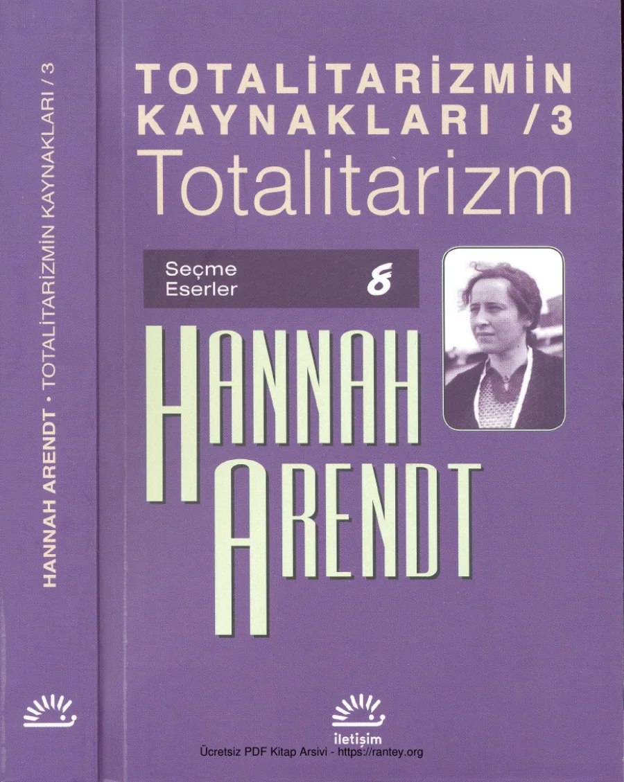 Totalitarizmin Kaynakları 3 Seçme Yazılar 8 kapak görseli