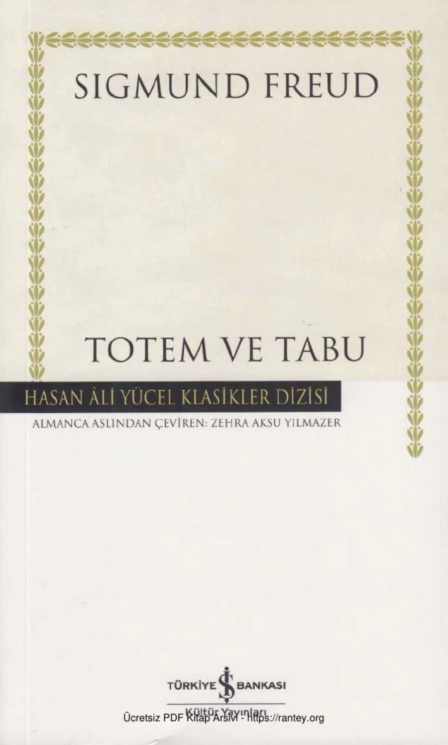 Totem ve Tabu kapak görseli