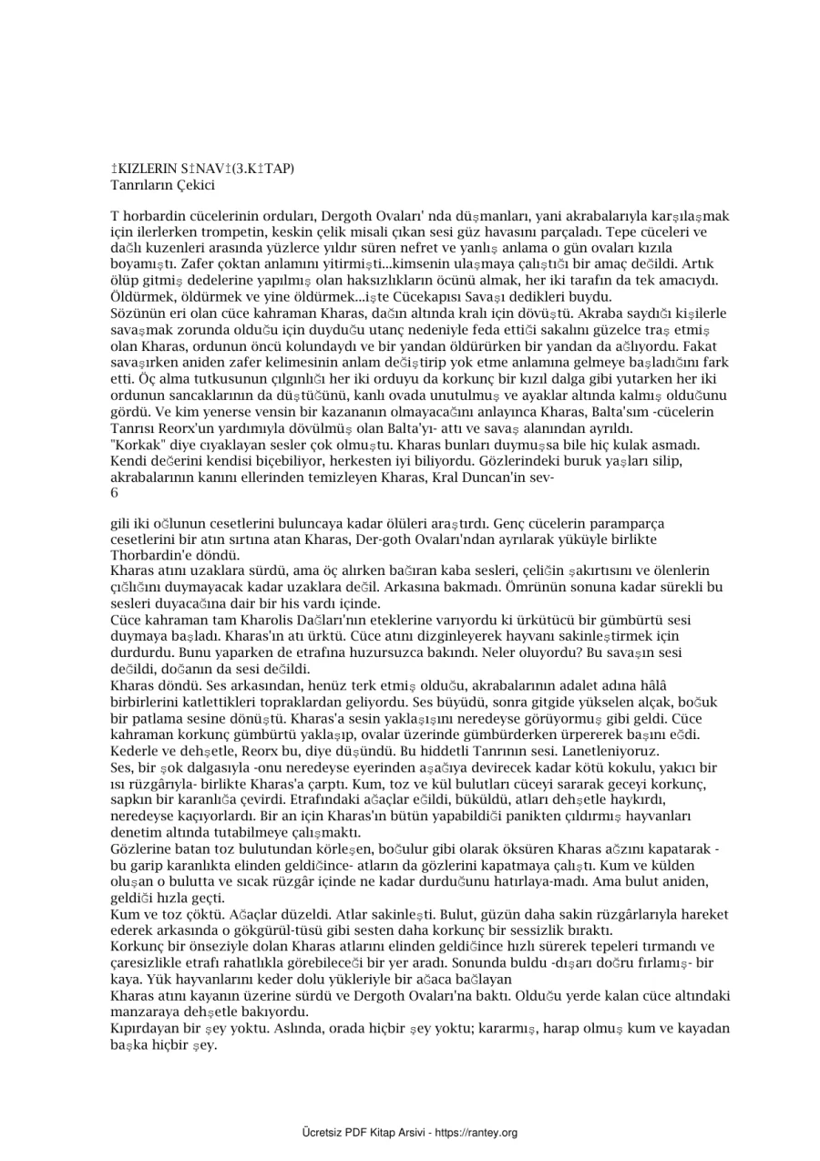 Tracy Hickman Efsaneler 3 Ikizlerin Sinavi kapak görseli