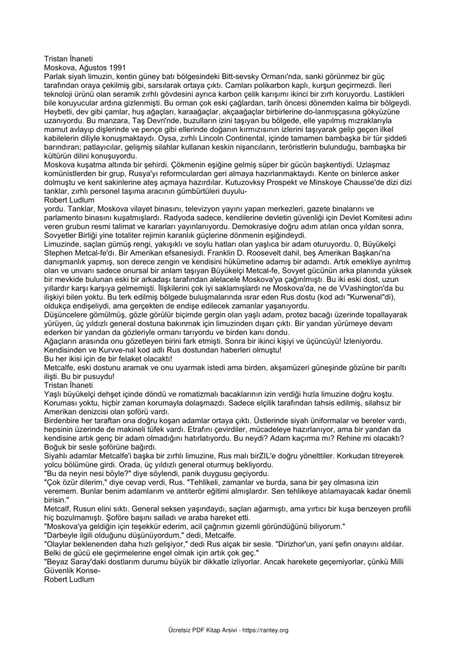 Tristan Ihaneti kapak görseli